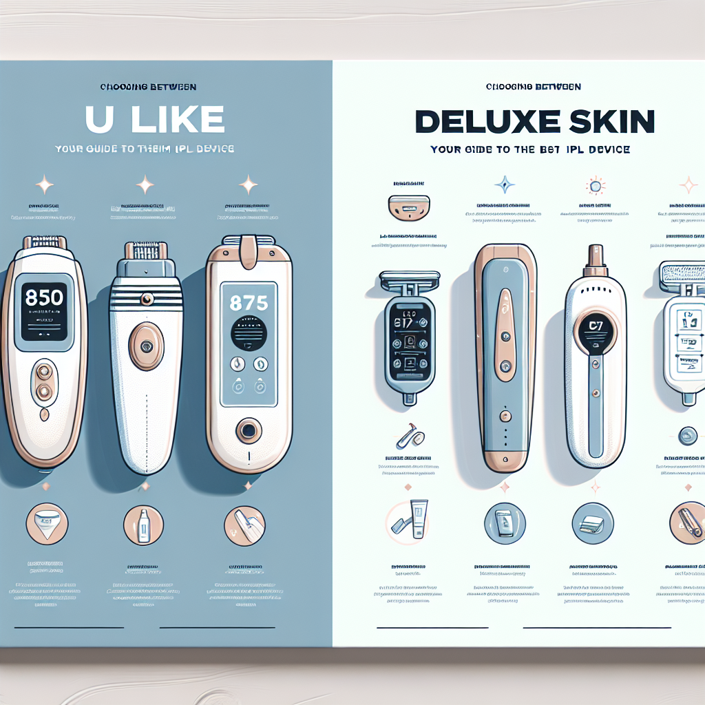 Choosing Between Ulike and DeluxeSkin: Your Guide to the Best IPL Device