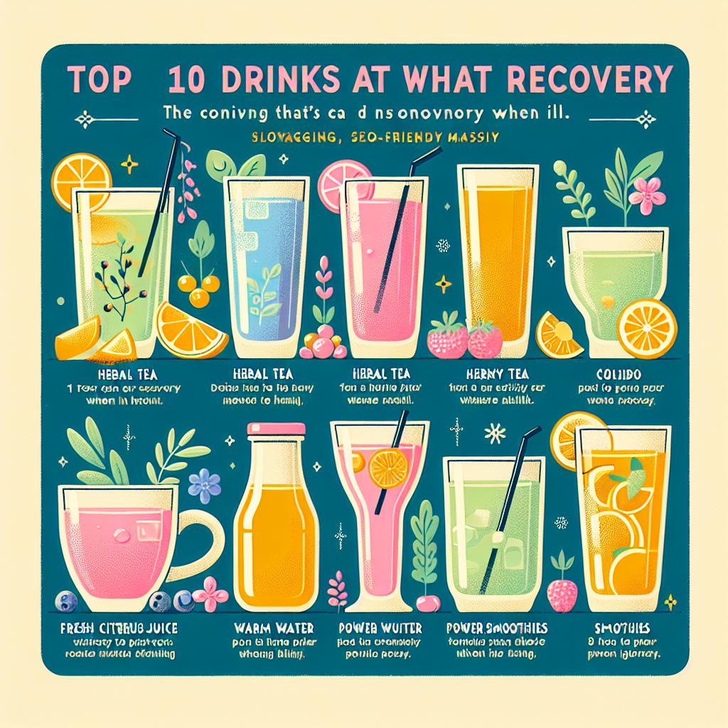 "Top 10 Drinks to Boost Recovery When Sick: An SEO-Friendly Guide"