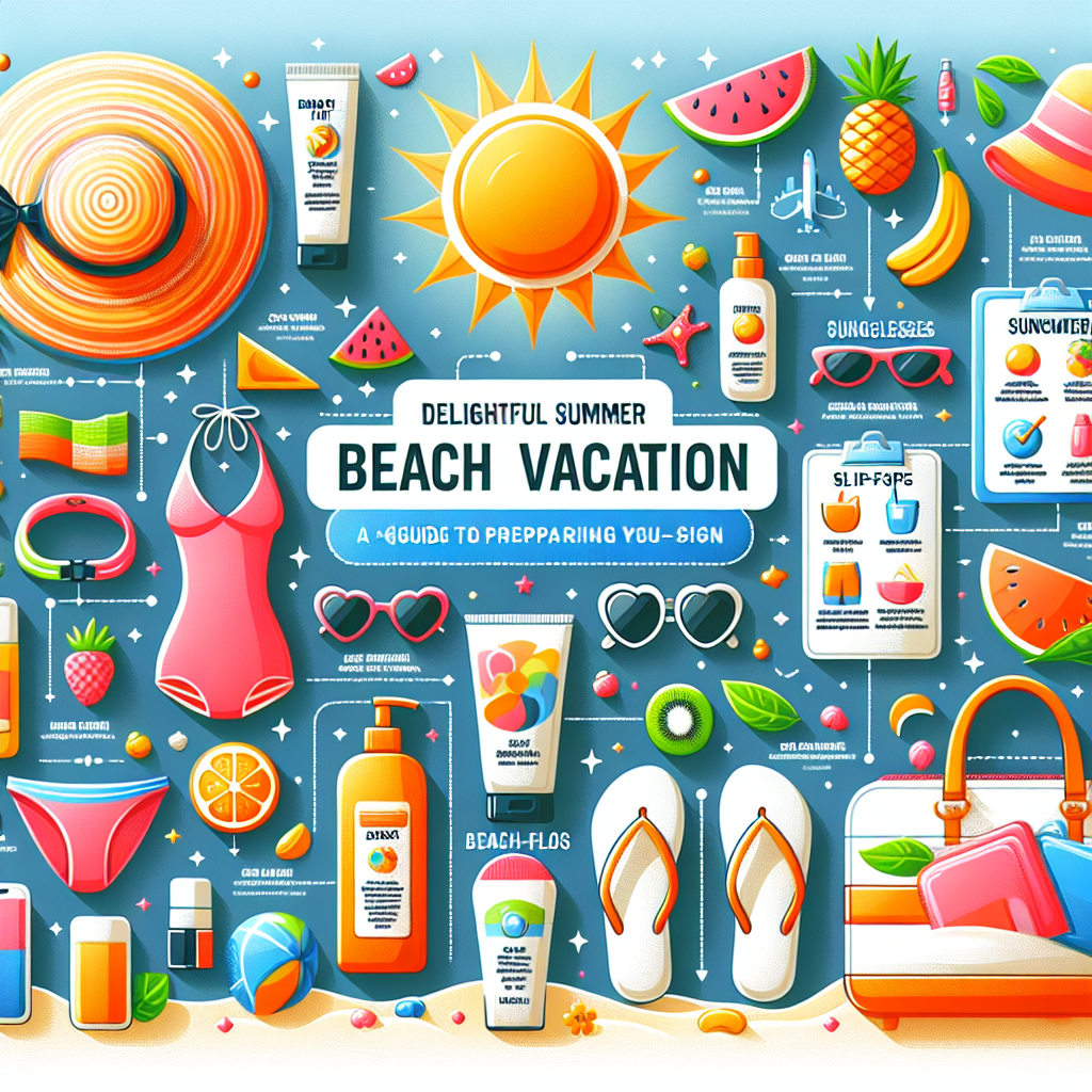 "Preparing for a Delightful Summer Beach Vacation: A Comprehensive Guide"