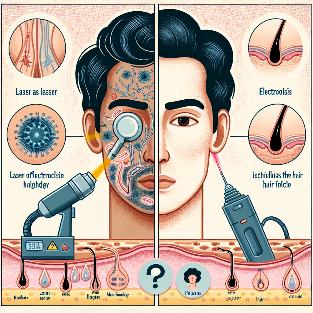 "Laser vs. Electrolysis for Facial Hair Removal: Which Option is Superior?"