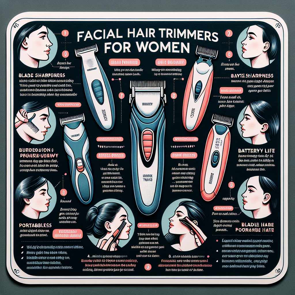 "Top 8 Women's Facial Hair Trimmers: Detailed Features, Uses, and More - A Comprehensive Guide"