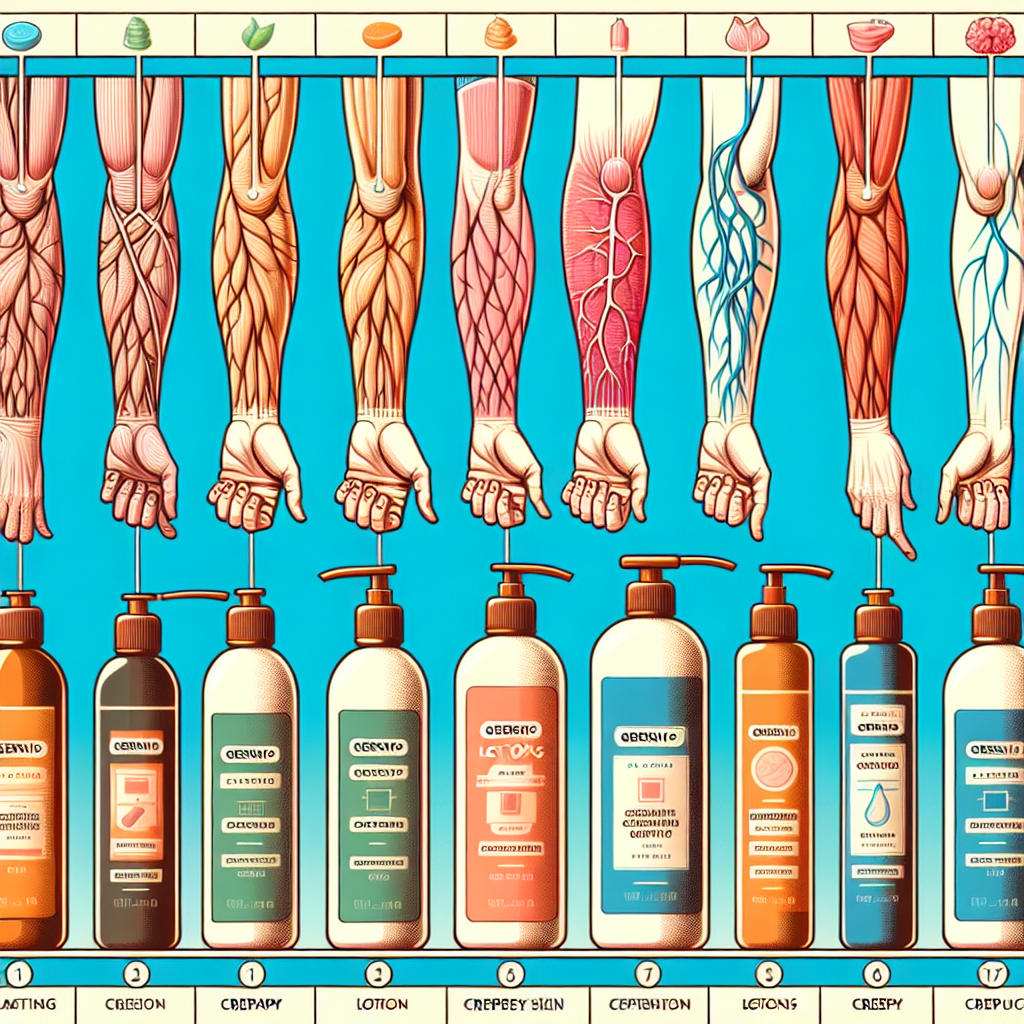 "Top 12 Lotions for Treating Crepey Skin on Arms and Legs"