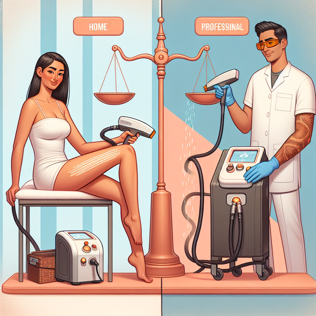 "Home vs. Professional Laser Hair Removal: Which Option is Superior?"