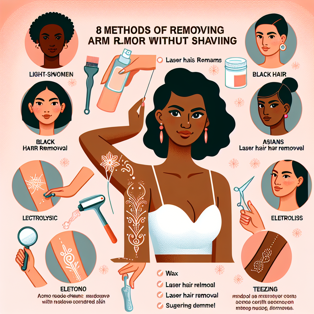 "8 Effective Ways to Eliminate Arm Hair Without Resorting to Shaving"