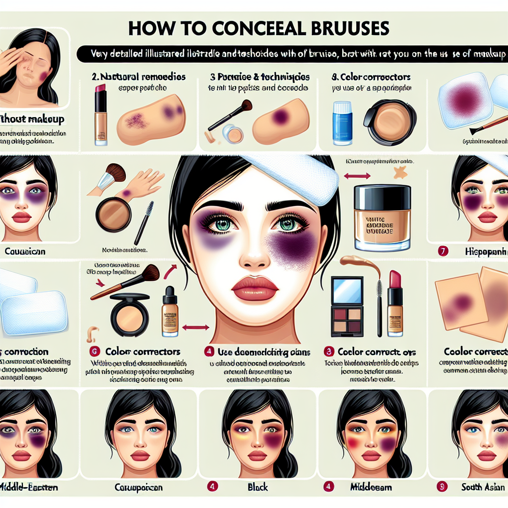 "Mastering Bruise Concealment: A Comprehensive Guide with and without Makeup"