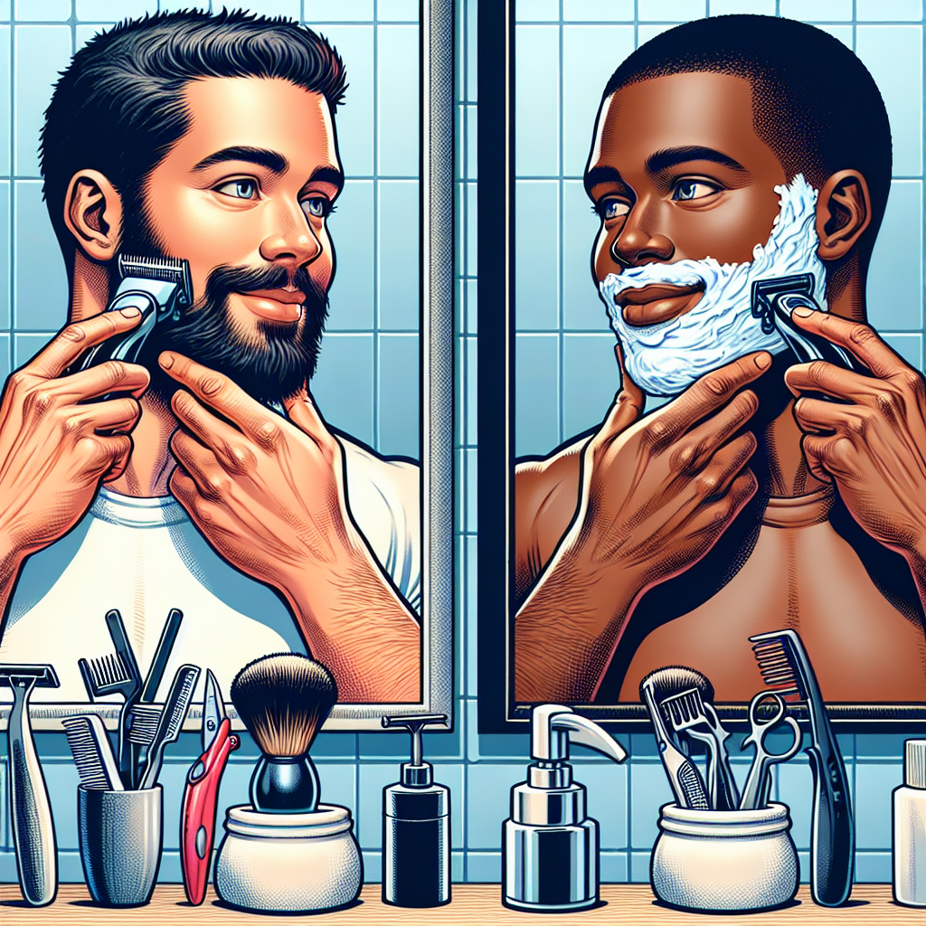 "Trimming or Shaving: Which is the Superior Grooming Method?"