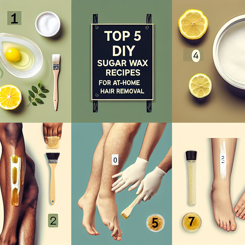 "Top 5 DIY Sugar Wax Recipes for At-Home Hair Removal"