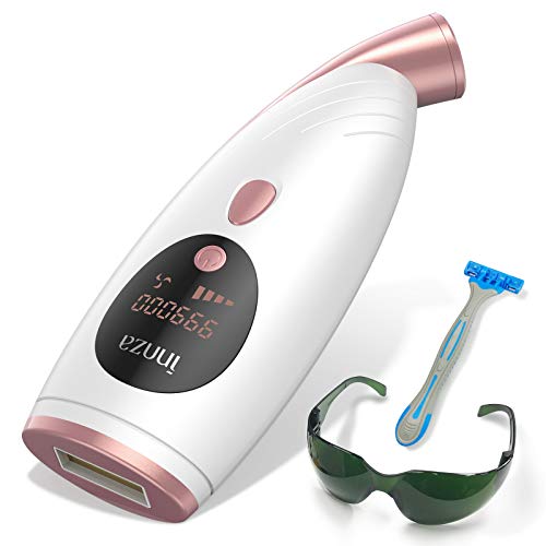 IPL Hair Removal for Women and Men,999,000 Flashes Auto Manual Modes 5 Energy Level Home Use Permanent Hair Removal Painless Hair Remover Device for Facial and Whole Body