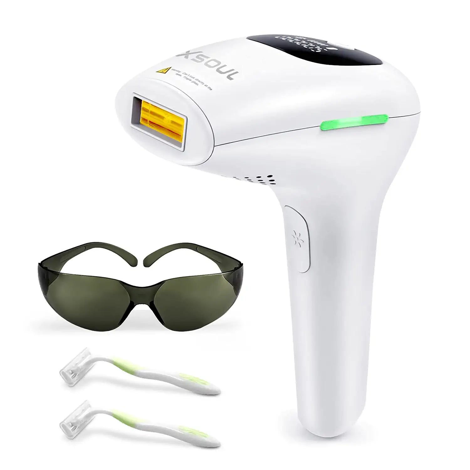 XSOUL At-Home IPL Hair Removal for Women and Men Permanent Hair Removal 500,000 Flashes Painless Hair Remover on Armpits Back Legs Arms Face Bikini Line, Corded $79.99