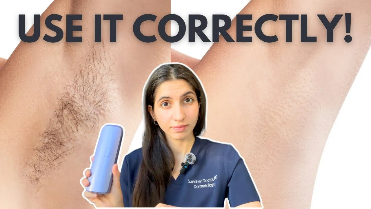 Dermatologist Explains how to Use the Ulike Air 3 IPL Hair Removal Device I Dr. Sanober Pezad Doctor