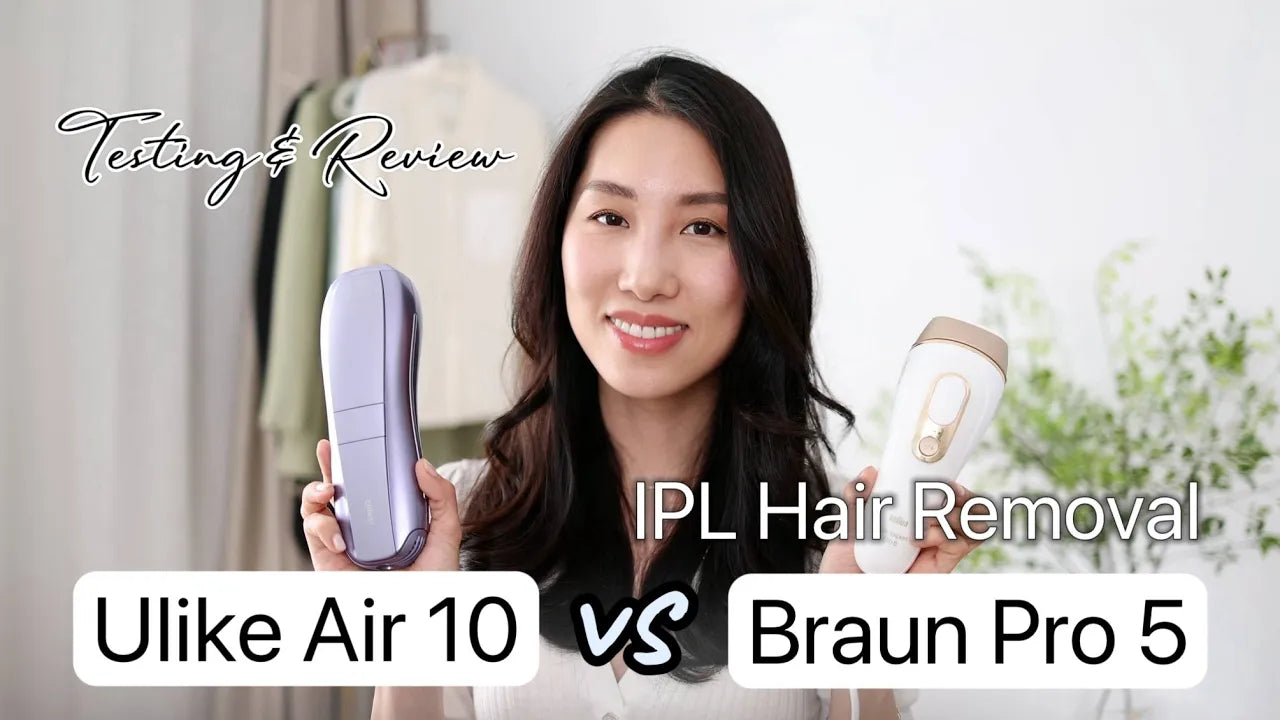 Ulike Air 10 vs Braun Pro 5 | IPL Hair Removal Testing & Review | Chris Han