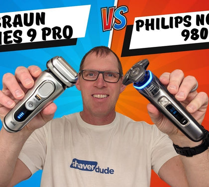 Braun Series 9 Pro vs. Philips Norelco 9800: A Face-to-Face Shave Comparison