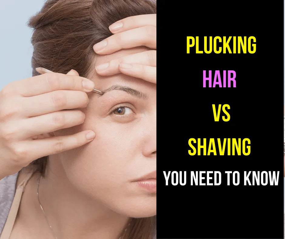 plucking hair vs shaving