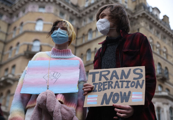 Transgender rights protesters / Getty Images