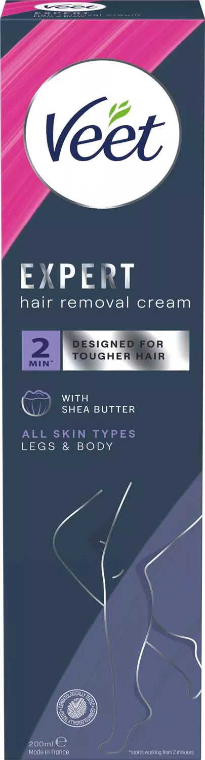 Expert Hair Removal Cream All Skin Types Legs & Body