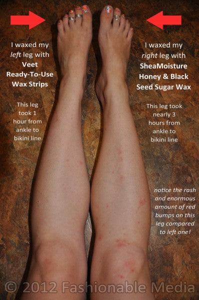 waxed legs