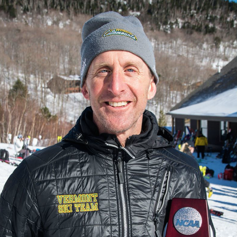 Patrick Weaver: UVM’s Head Cross-Country Coach. (Photo: UVM Athletics/NENSA)