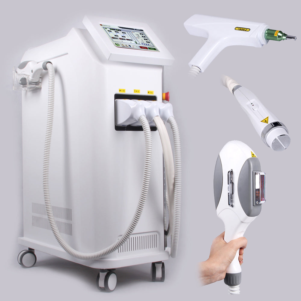 3in1 Elight IPL RF ND Yag Laser Tattoo Hair Removal Machine